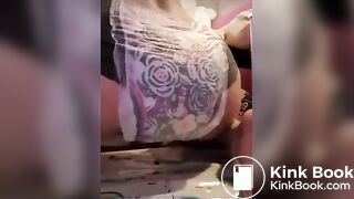 English Girl Messes Diaper