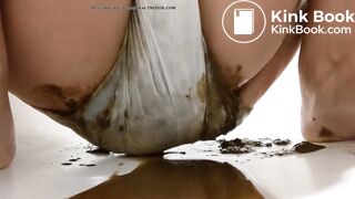 Girl diaper enema - video 3