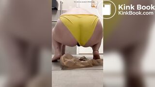 TDH big panty shit on the floor