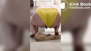 TDH big panty shit on the floor
