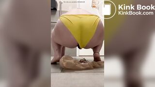 TDH big panty shit on the floor
