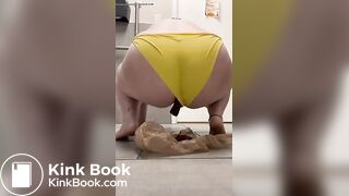 TDH big panty shit on the floor