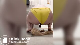 TDH big panty shit on the floor
