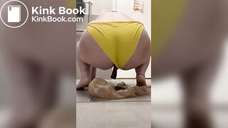 TDH big panty shit on the floor