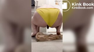 TDH big panty shit on the floor