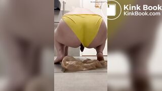 TDH big panty shit on the floor
