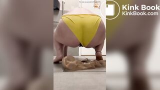 TDH big panty shit on the floor