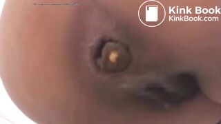 Great effort on the toilet