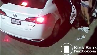 Latin Woman Shit in the street