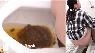 Asian girls toilet pooping compilation..
