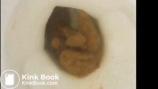 Backwards poo and plops then wipe