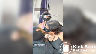 Scat threesome with LUCKY FAN - Shit Feeding