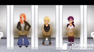 Three Tomboys Dumping