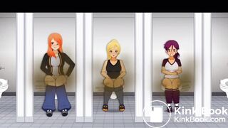 Three Tomboys Dumping