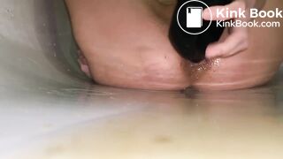 enema and play and try eat shit