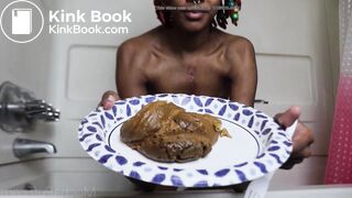 Black Woman Shit on Plate