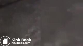 Girl Shit diarrhea in her pants while figth