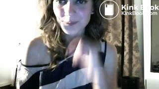 Hot girl shitting on webcam - video 4