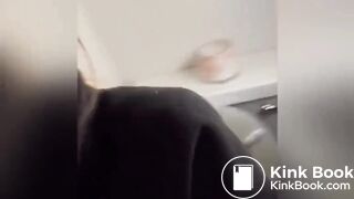 Woman unloading her diarrhea everywhere she can