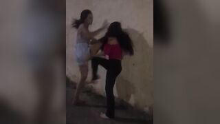 Brasileira foi brigar e se cagou toda