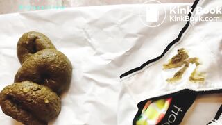 Japanese girl corn shit
