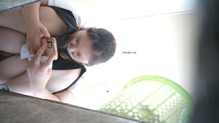 spy camera asian girl pee and shit.video_906