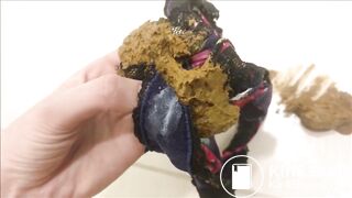 Poop in her tight sexy panties causes an overflow
