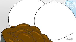 Boss can't take it anymore and shits himself