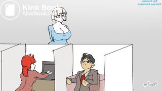 Boss can't take it anymore and shits himself