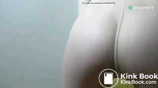 Pooping in and of out of her pantie hose