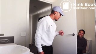 Fake toilet couple prank