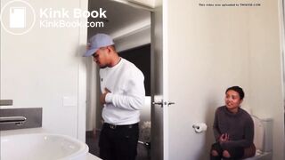 Fake toilet couple prank