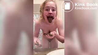 Cam girl eat shit - video 2