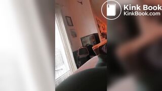 Women farts loudly in pantyhose