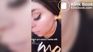 Girls pooping on toilet - video 33