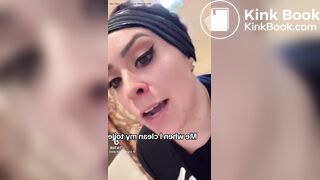 Girls pooping on toilet - video 33