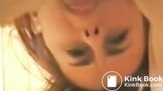 Hot girl shitting and has sex