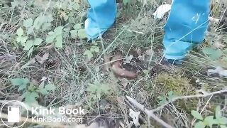 Shitting in the forest - video 8