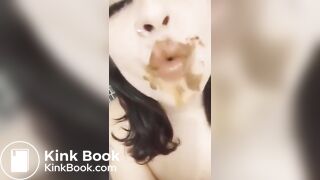Hot girl shitting - video 145