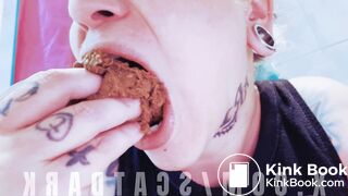 Shit out and chewing @scatdark