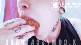 Shit out and chewing @scatdark