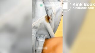 Hot Black Girl Panty Poop Jeans