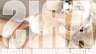 Filling myself with shit for you