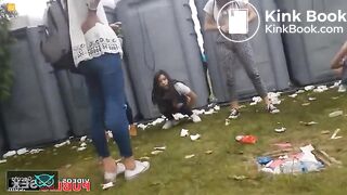 A festival poo..