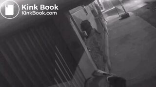 Cctv Girl pooping on the street