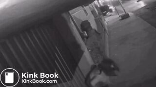 Cctv Girl pooping on the street