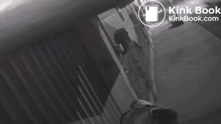 Cctv Girl pooping on the street