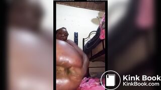 African Chick Gone Wild With Cucumber