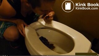 Eat shit on toilet