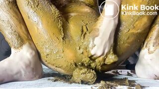 Explosive white panties messy bomb